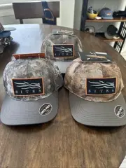Sitka Men's Pro Trucker Snap Backs Hat/Cap Bundle of 3