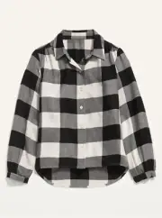 Old Navy Kid Youth Girls Button-Front Buffalo Plaid Top Size XS (5) $25