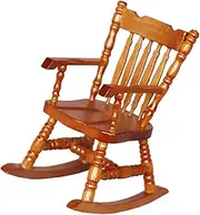 TOYANDONA Dollhouse Mini Furniture Model 1:12 Scale Wooden Chair Ornament for Decor and Photography