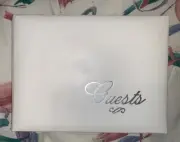 White Guests Book Name Address For Wedding Party Birthday Event