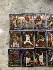 2024 Topps Chrome Sepia Refractor Lot 15 Cards