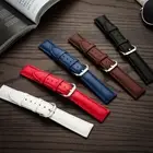 19mm H. Langley Smooth Texture Leather Watch Strap/Watchband (+ Change Tool)