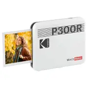 Kodak P300R Mini 2 Retro Portable Instant Photo Printer - White
