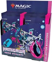 Magic The Gathering Kamigawa: Neon Dynasty Collector Booster Box | 12 Packs (180 Magic Cards), C92040000