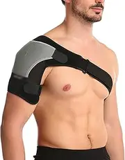 Rotator Cuff Shoulder Support, Shoulder Support Compression Shoulder Support for Men and Women, Tendonitis, Rotator Cuff Tears, Shoulder Dislocations, Sprains, Universal Left and Right (One Size)