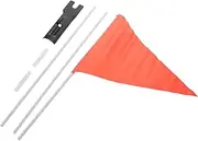 BESPORTBLE Bicycle Safety Flag Boys and Girls Bike Flag Adjustable Fiberglass Pole for Boy Girl's Bikes