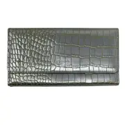Tahari pearl silver leather wallet