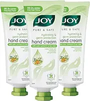 [JOY] Pure & Safe Hydrating & Germ Protection Hand Cream with Tulsi, Turmeric & Tea Tree (Pack of 3 X 50ml)