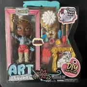 NEW Art Squad Vannah 10-inch Doll & DIY Craft Kit - Ages 5+ Creative Fun