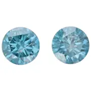 Vir Jewels Certified 1.39 cttw I1-I2 Clarity Loose Blue Diamond Stud Earrings