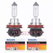 2 pc Philips Front Fog Light Bulbs for MG TF 2003-2005 Electrical Lighting uv (for: MG)