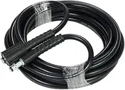 3/8" x 26.2' 1200PSI Pr ure Washer Ex ion Hose with One End Standard 22mm-14 Female C ection Multicolor One Size