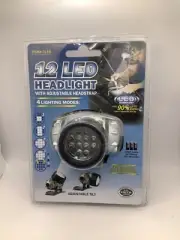 12 LED Headlamp Head Light Flashlight Torch Lamp Camping Adjustable Headstrap