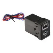 Aerpro USB-C Passthrough & USB Charge Socket - APUSBNS3