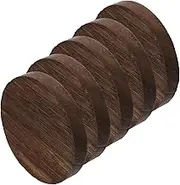 VILLFUL 5pcs Unfinished Wood Slices for Crafts Smooth Round Discs Display Stand for Home Decorations Versatile Wood Crafting Accessory for Custom Projects