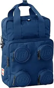 Lego BBM Bags Signature Brick 2x2 Kinder Rucksack 15 Liter, Alltagsrucksack, Freizeit Daypack Mit Laptop & Tablet Fach, Unisex Adults’ Tablet/Laptop Backpack, Blu, Blu, Casual