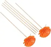 1 Set Flower Aromatherapy Diffuser Sticks Decorative Fragrance Rods for Home Car Multi Use Aroma Supplies for Living Bedroom Kitchen