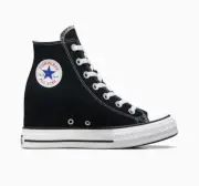 Converse Chuck Taylor All Star Wedge Platform Black Size 8