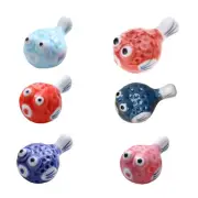6 Pack Chopstick Rests Pufferfish Shaped Chopstick Holders Ceramic Rests