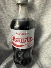 Share A Coke with Gerardo 2025 Personalized Gift Coca Cola Bottle 20oz Diet