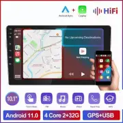Android 11 Carplay GPS Navi WiFi 10.1" Double 2Din Touch Screen Car Stereo Radio