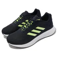 在飛比找PChome24h購物優惠-adidas 慢跑鞋 Duramo 10 男鞋 藍 黃 緩震