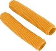Yellow Fork Boots,Yellow Fork Boots,other,Pair Motorcycle Front Fork Shock Boots Dust Cover RM125 DR250 DRZ400 400Yellow (170 Inner Length 6.3in 24?25)