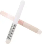 WRITWAA Professional Lip Makeup Brushes Soft Mushroom Head Lip Brush Set for Travel and Home Use