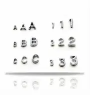 NDT 1/4" x 1/16" LEAD FIGURES (full set of numbers 0-9 )