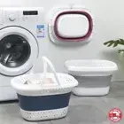 Collapsible Laundry Basket Pop Up Folding Space Saving Cloth Washing Bin New