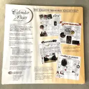 Creative Memories 12x12 Calendar Pages RCM-12CL NEW Free Shipping