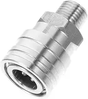 Milisten Garden Hose Adapter 5000psi High Pressure Nozzle Head Stainless Steel Quick Power Washer