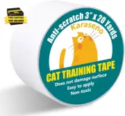 Anti Cat Scratch Tape: 3 Inches X 20 Yards Cat Training Tape, 100% Transparent C