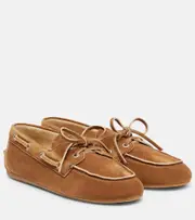 [Miu Miu] Miu Miu Suede boat shoes AU 4 brown