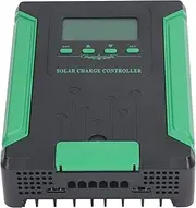 FLEXMAN 12V 24V 36V 48V MPPT Solar Controller, Multiple Function Photovoltaic Panel Charging Regulator with LCD Display Dual Fan Cooling System (60A)