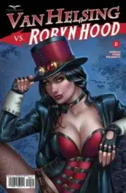 VAN HELSING VS ROBYN HOOD #2C (NM) SANTACRUZ Variant Zenescope Grimm Fairy Tales