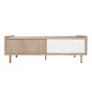 Hayden 130cm Coffee Table with Storage - Natural Natural
