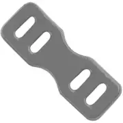 Cliff Keen Wrestling Chin Strap Pad - Silver