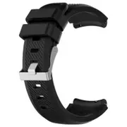 22Mm Sports Silicone Watch Band For Samsung Gear S3 Frontier Black Watch Bands