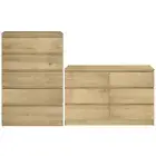 Merryluk 5 Chest of Drawers and 6 Chest of Drawers Dresser Storage Cabinet