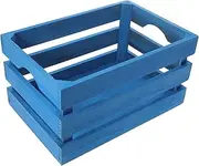 HEALEEP Stackable Storage Container Decorative Sundries Box Desktop Bedroom Wooden Crate