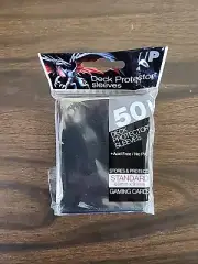 Ultra Pro - 50 Deck Protector Sleeves - Standard Matte Black