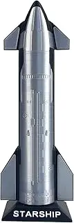 1:240 Scale Starship S24 Falcon Heavy Dragon Spaceship Model PC Aeronautical Spacecraft Miniature for Desktop Ornament