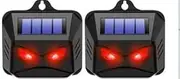 8 Pack Solar Nocturnal Animal Repeller, Predator Lights for Chicken Coop, Coyote Deterrent Racoon Repellent Outdoor Solar Predator Light Skunk Repellent for Yard