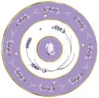 Lavender Dreams 20cm Decorative Ceramic Trivet Round Plate Tray Platter Purple