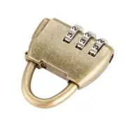 Household Vintage Furniture Jewelry Gift Box Code Lock Chest Password Padlock 1X