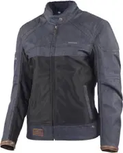 Trilobite Airtech Ladies Motorcycle Textile Jacket, black-blue, Size M for Women Black Blue