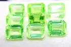 100 Ct Emerald Cut Loose Gemstones Lot 10-12 Pcs Natural Tsavorite Garnet 10Ct+