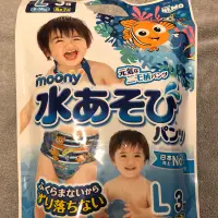 在飛比找蝦皮購物優惠-Moony滿意寶寶日本原裝進口玩水尿褲/尿布3片裝/包，L(