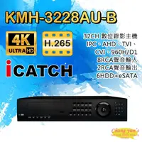 在飛比找松果購物優惠-昌運監視器 KMH-3228AU-B 32路 DVR 數位錄